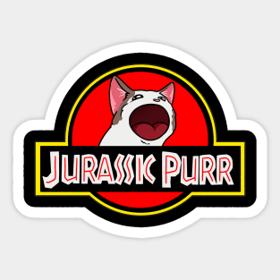 Jurassic Purr Sticker